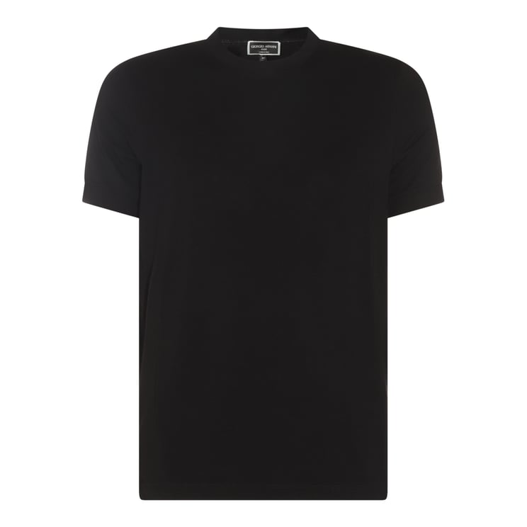 Giorgio Armani Viscose Black T-Shirt