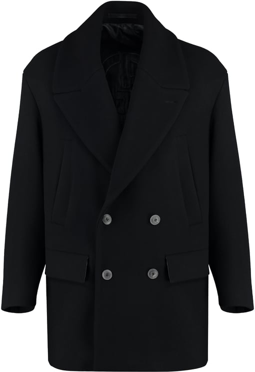 Giorgio Armani Wool blend double-breasted coat