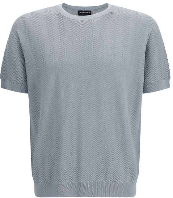 Giorgio Armani Giorgio Armani Gray Silk Sweatshirt