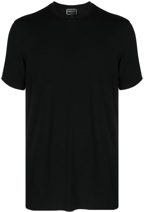 Giorgio Armani T-Shirts And Polos Black