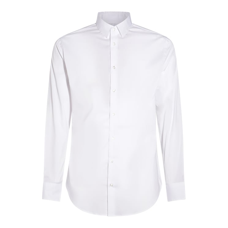 Giorgio Armani White Cotton Shirt