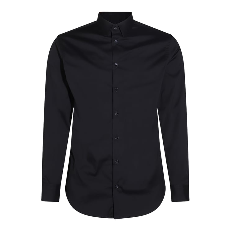 Giorgio Armani Long-Sleeved Formal Shirt with Classic Collar