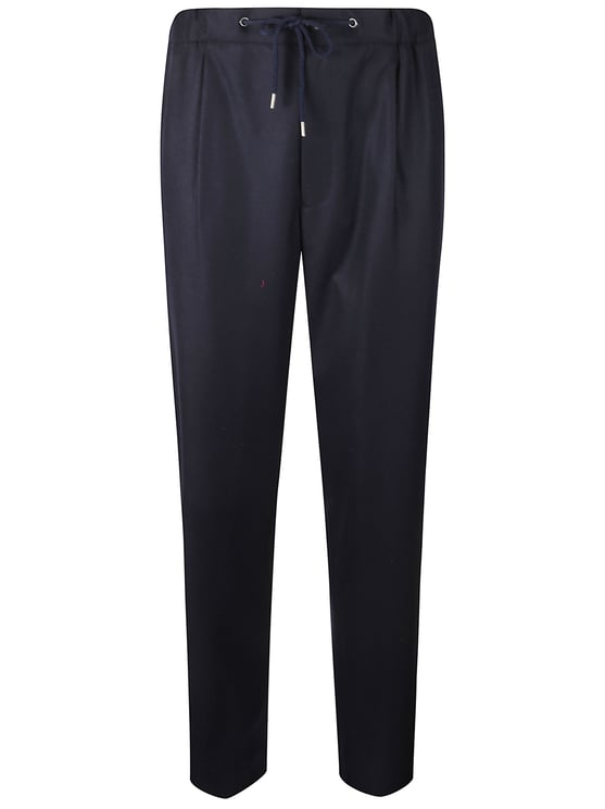 Giorgio Armani Tailored Trousers With Adjustable Drawstring And Four Pockets