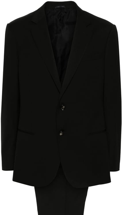 Giorgio Armani Tailored Black Notch Lapel Suit Jacket