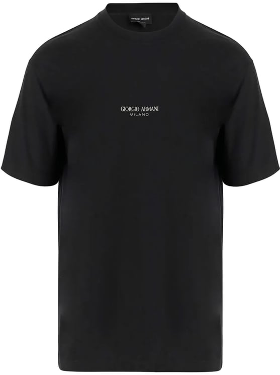 Giorgio Armani Pure Interlock Cotton Crew Neck T-Shirt