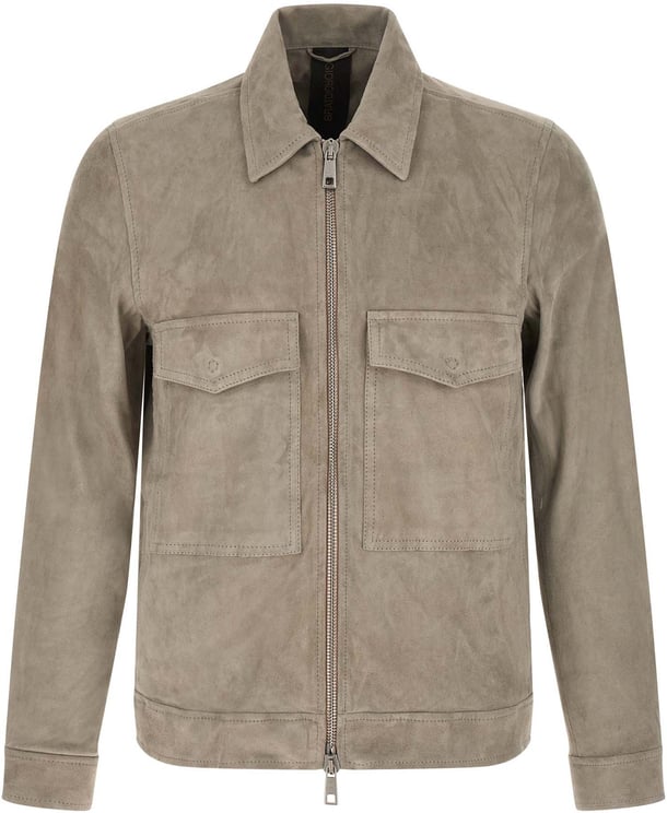 Giorgio Brato GIORGIO BRATO Gray Lamb Leather Leather Jacket
