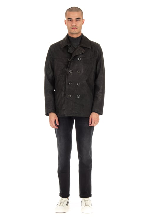 Giorgio Brato Artisanal Peacoat Leather
