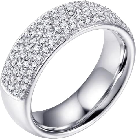 Gisser Jewels Gisser Jewels Ring R364-56 Zilver met Zirkonia Maat 56