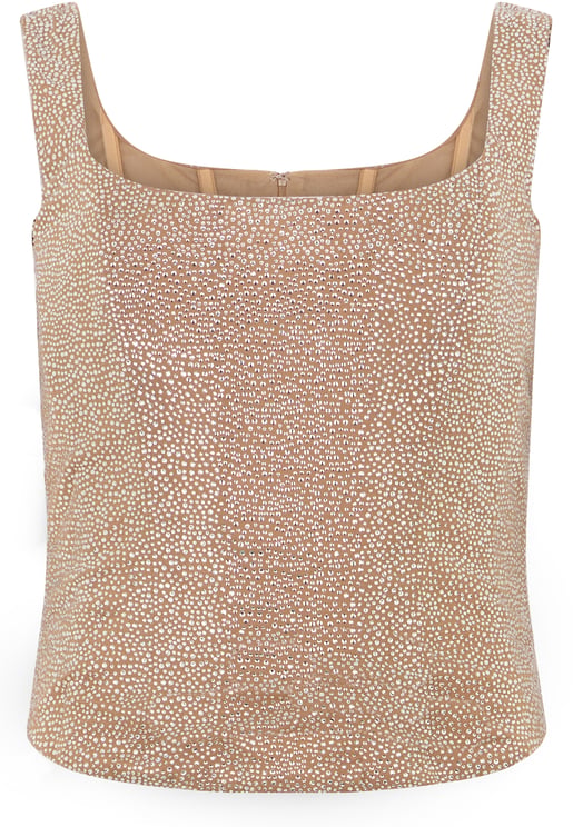Giuseppe Di Morabito Sleeveless top with crystals