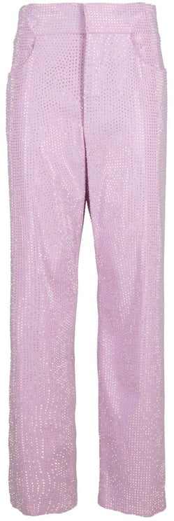 Giuseppe Di Morabito Pink Pants With Glitter Thermostrass