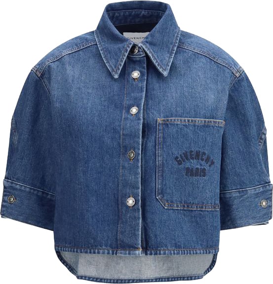 Givenchy Givenchy Blue Denim Shirt