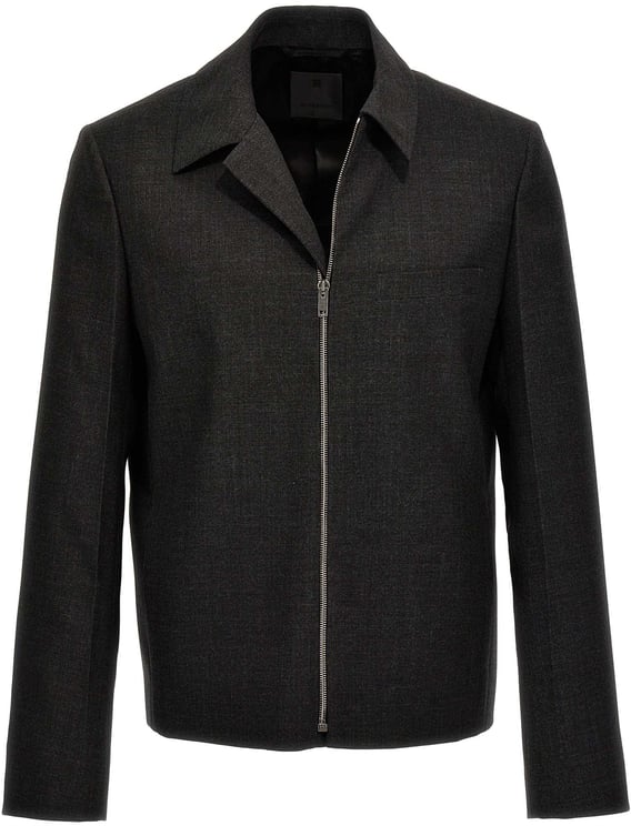 Givenchy Givenchy Gray Virgin Wool Jacket