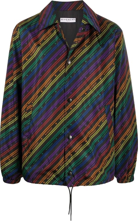 Givenchy Givenchy Rainbow Chain Nylon Jacket