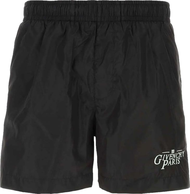 Givenchy Givenchy Logo-Embroidered Swim Shorts