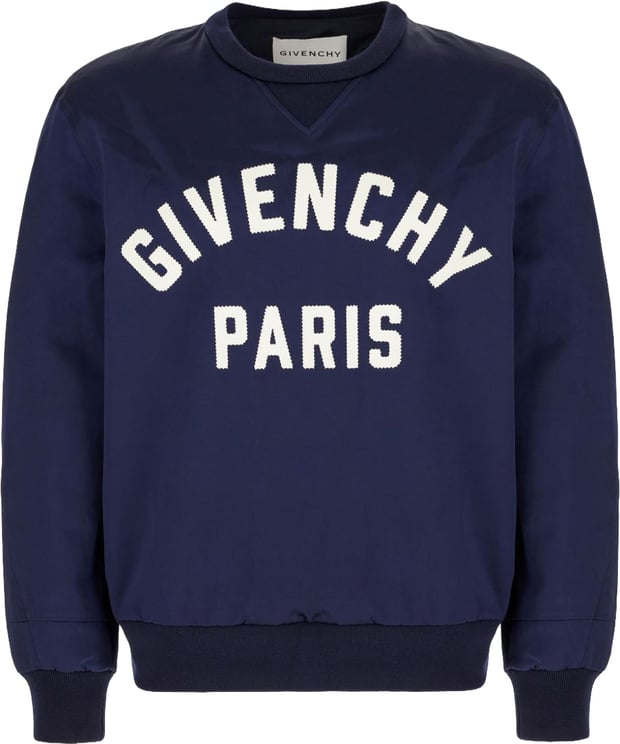 Givenchy Deep Blue Crew Neck Sweatshirt