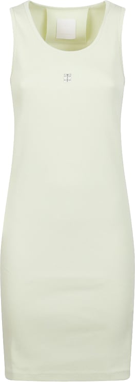 Givenchy Sleeveless Ribbed Dress With Subtle Logo Detail
