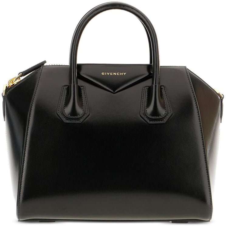 Givenchy Trapezoidal Handbag with Glossy Silk