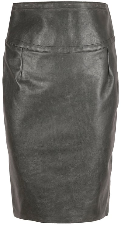 Givenchy Fitted Calf Leather Skirt