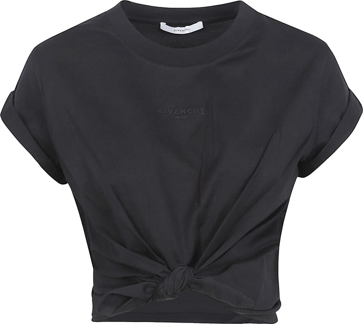 Givenchy Bow Tie Cotton Jersey T-Shirt