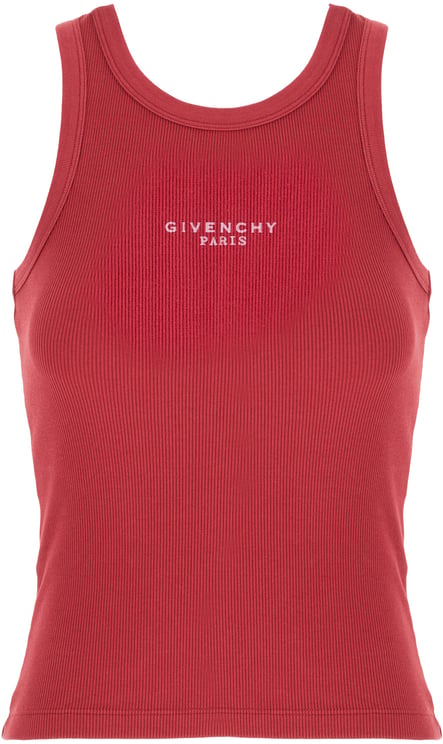 Givenchy Givenchy Fuchsia stretch cotton tank top