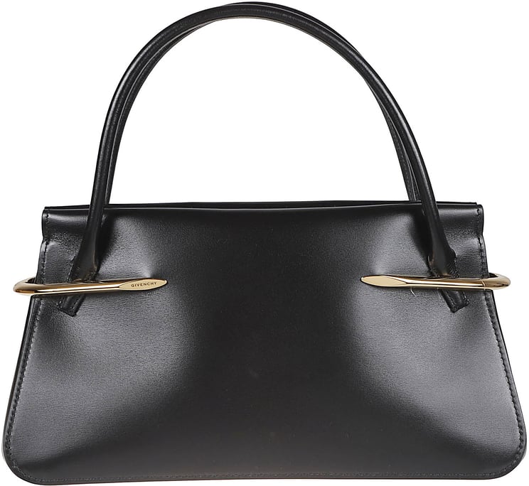Givenchy Textured Calf Leather Bag With Gold-Finish Accents