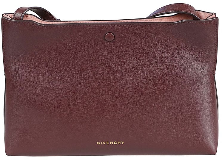 Givenchy Smooth Leather Rectangular Day Clutch Bag