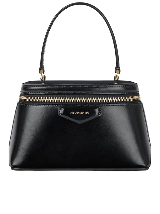 Givenchy Structured Calf Leather Shoulder Bag With Chain Strap