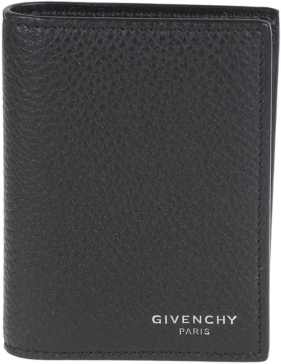 Givenchy Neutrals Grainy Texture Bifold Card Holder