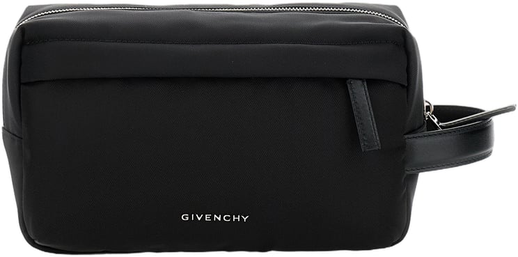 Givenchy Minimalist Zip Polyamide Clutch