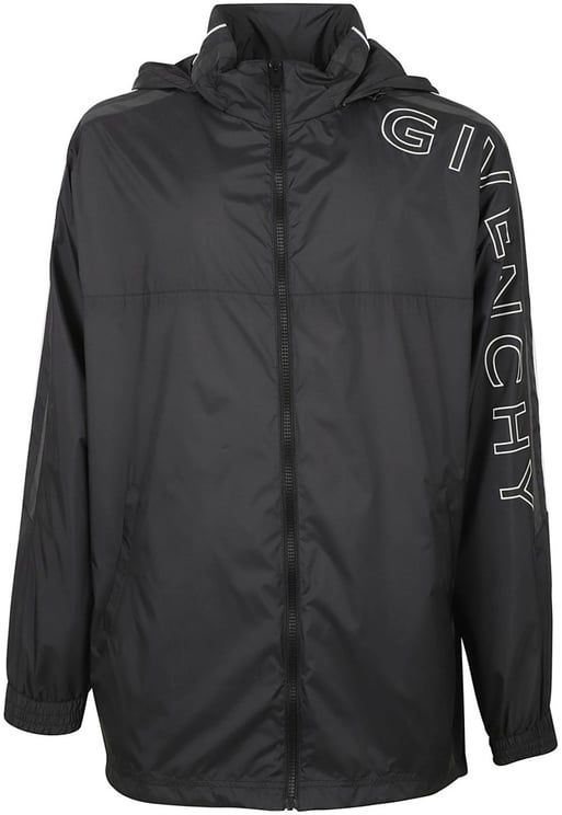 Givenchy Relaxed Fit Black Coat With Hood