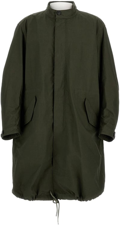 Givenchy Green Couture Oversized Parka Jacket