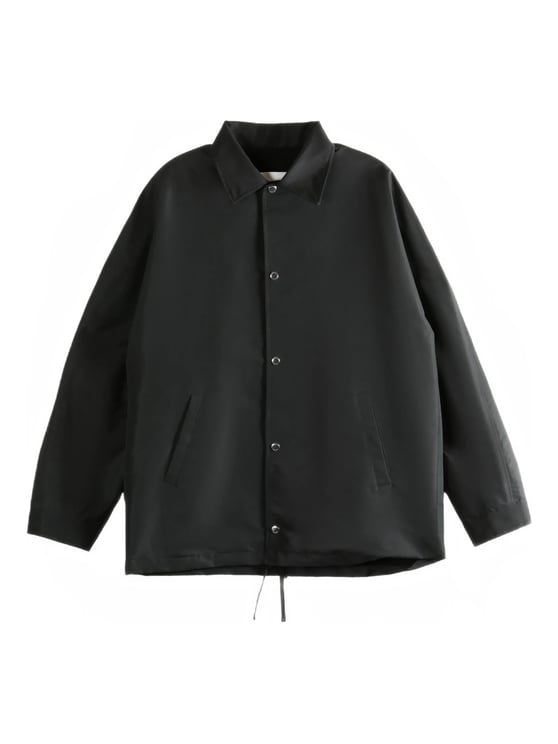 Givenchy Black Coach Recycled Polyester Logo Jacket