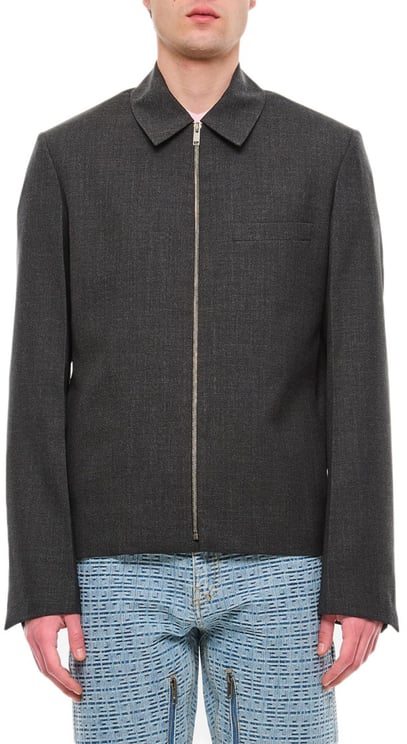 Givenchy Structured Zipped Jacket with Classic Collar and Tailored Fit
