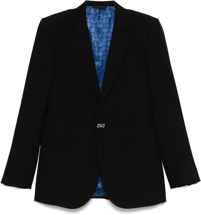 Givenchy Single-Breasted Structured Technical Wool Jacket