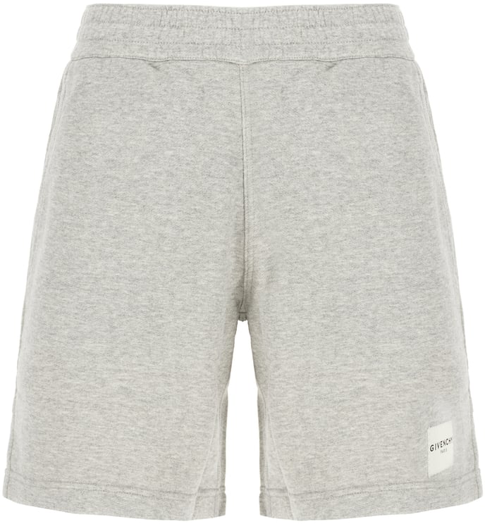 Givenchy Givenchy Melange grey cotton bermuda shorts