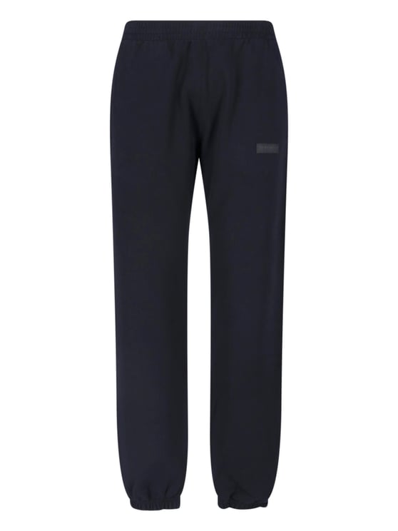 Givenchy Black Elastic Waist Cotton Sweatpants
