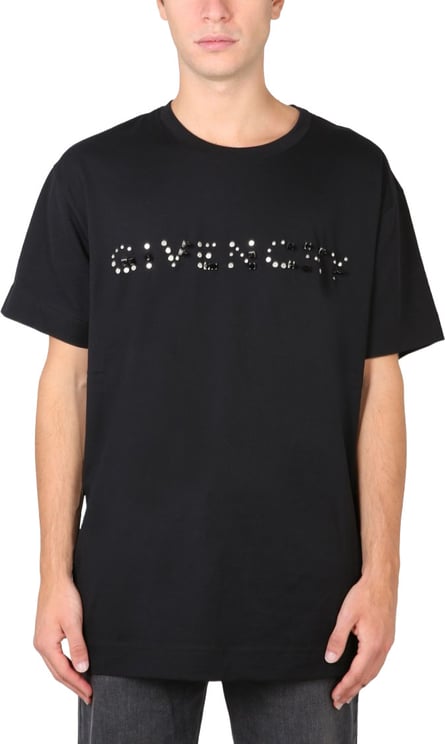 Givenchy Black T-Shirt With Bold Logo