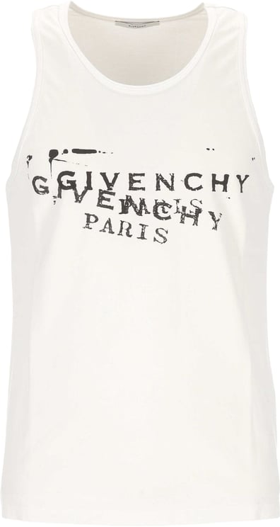 Givenchy Sleeveless Silk-Nylon Blend T-Shirt
