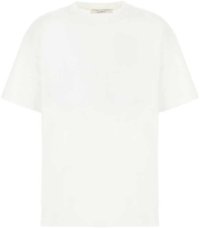 Givenchy Givenchy White cotton and silk t-shirt