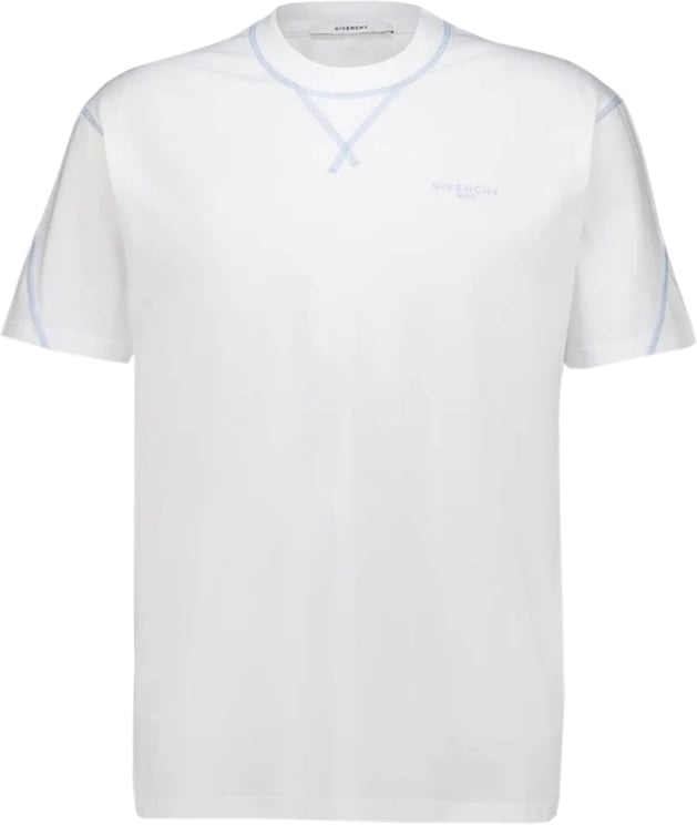 Givenchy COUTURE SEAM CONTRASTED STITCH T-SHIRT