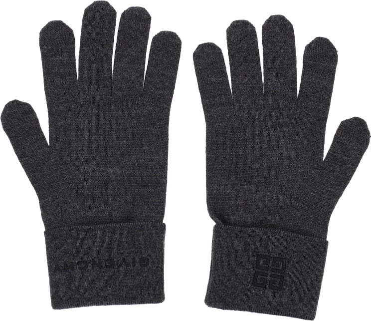 Givenchy 4g Embroidered Logo Gloves