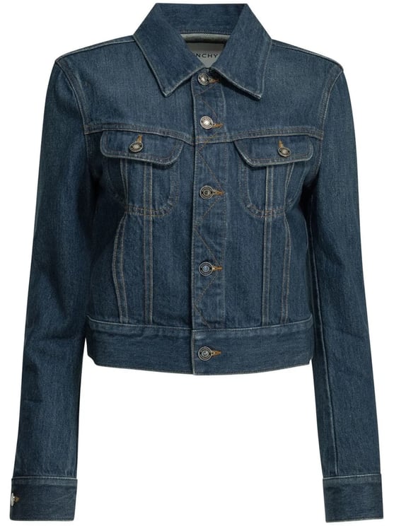 Givenchy Cotton Regular Button-Down Denim Jacket