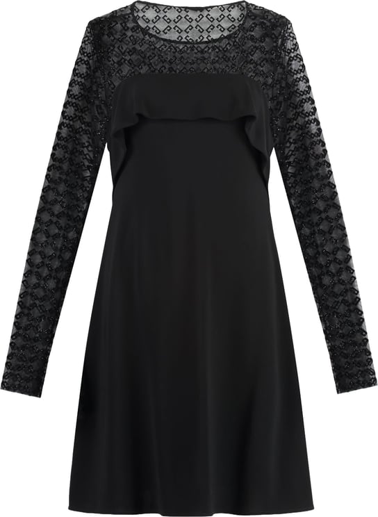 Givenchy Mini Dress with Tulle Inserts