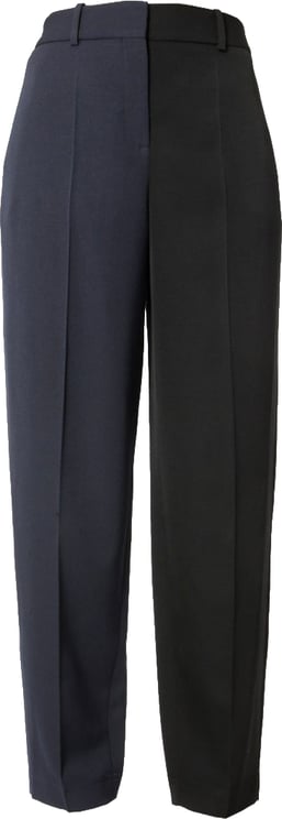 Givenchy Two-Tone Tailored Pants With Concealed Closure
