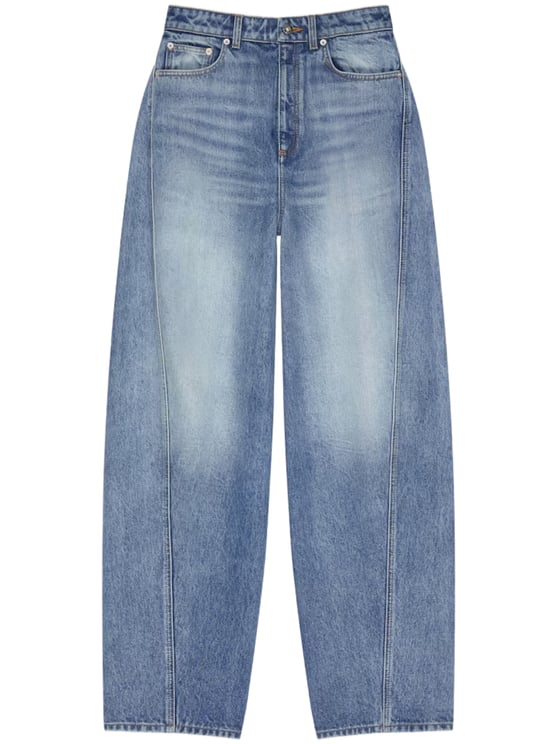 Givenchy Cocoon High Waist Cotton Jeans