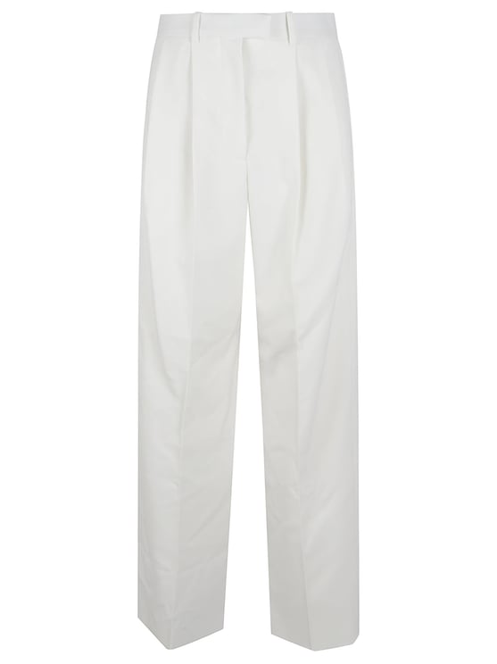 Givenchy Tailored Trousers with Double Pleats and Polished Finish
