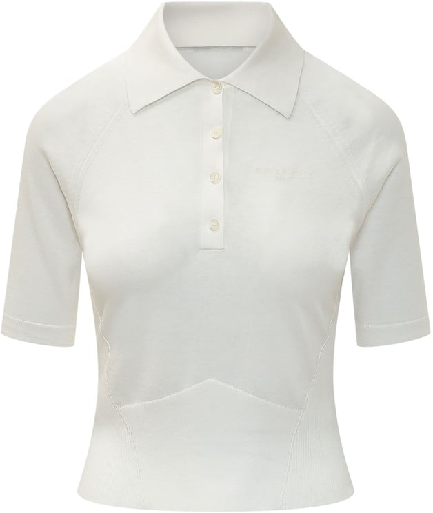 Givenchy Polo Cropped a Maniche Corte