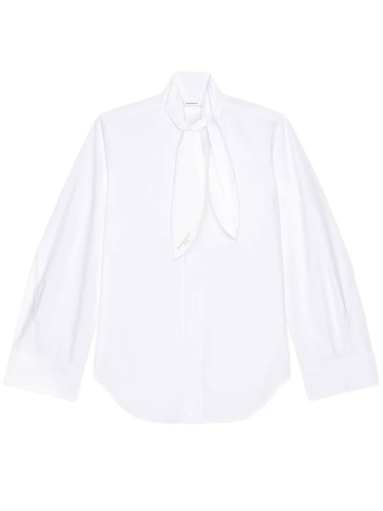 Givenchy Cotton Small Bow Tailored Shirt