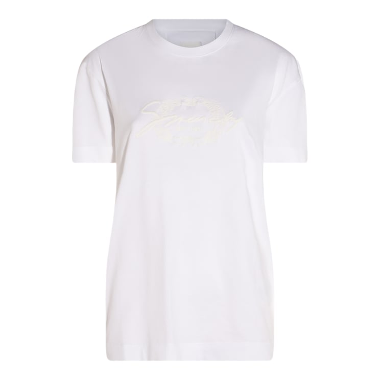 Givenchy Classic Short-Sleeve T-Shirt With Tonal Embroidery