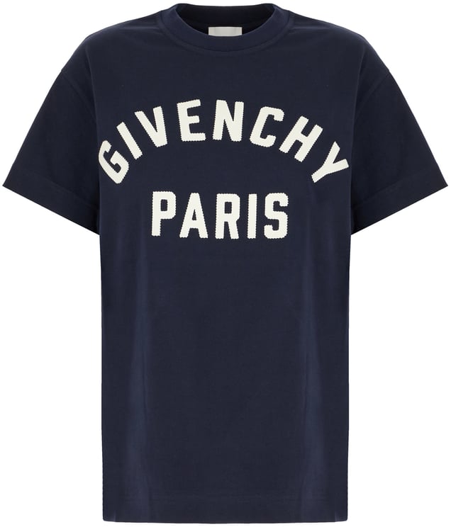 Givenchy Givenchy Navy blue cotton oversize t-shirt